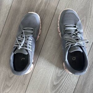 Women On Running Sneakers